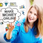Make money online concept